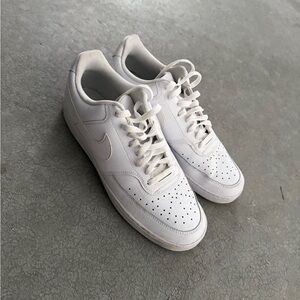 Nike All-White Low-Top Sneakers